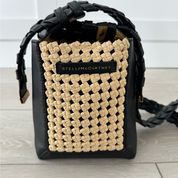 Stella McCartney Handbags - STELLA MCCARTNEY
Braided Raffia and Leather Small Hobo Bag